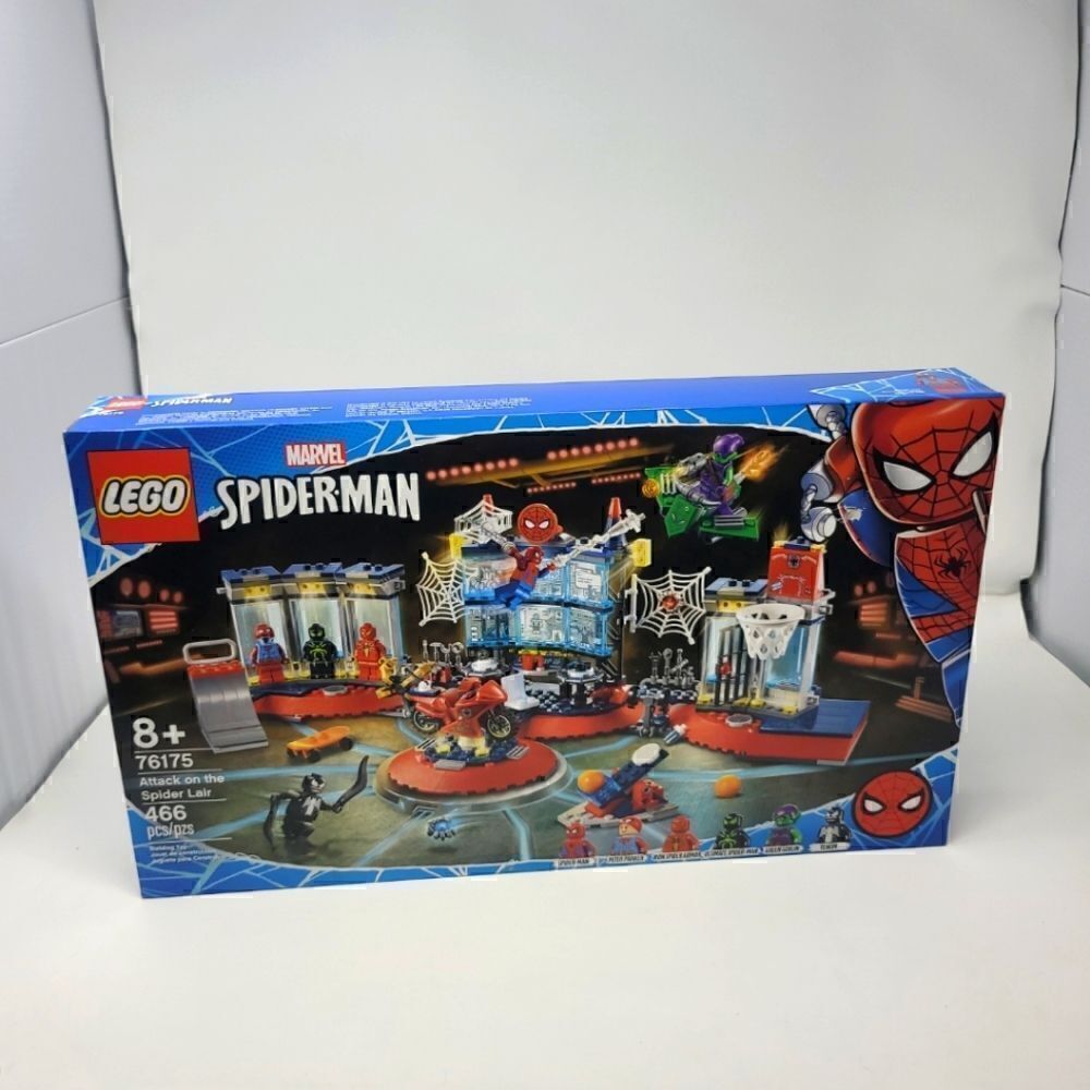 New! LEGO Marvel Spider-Man Attack on the Spider Lair 76175.
